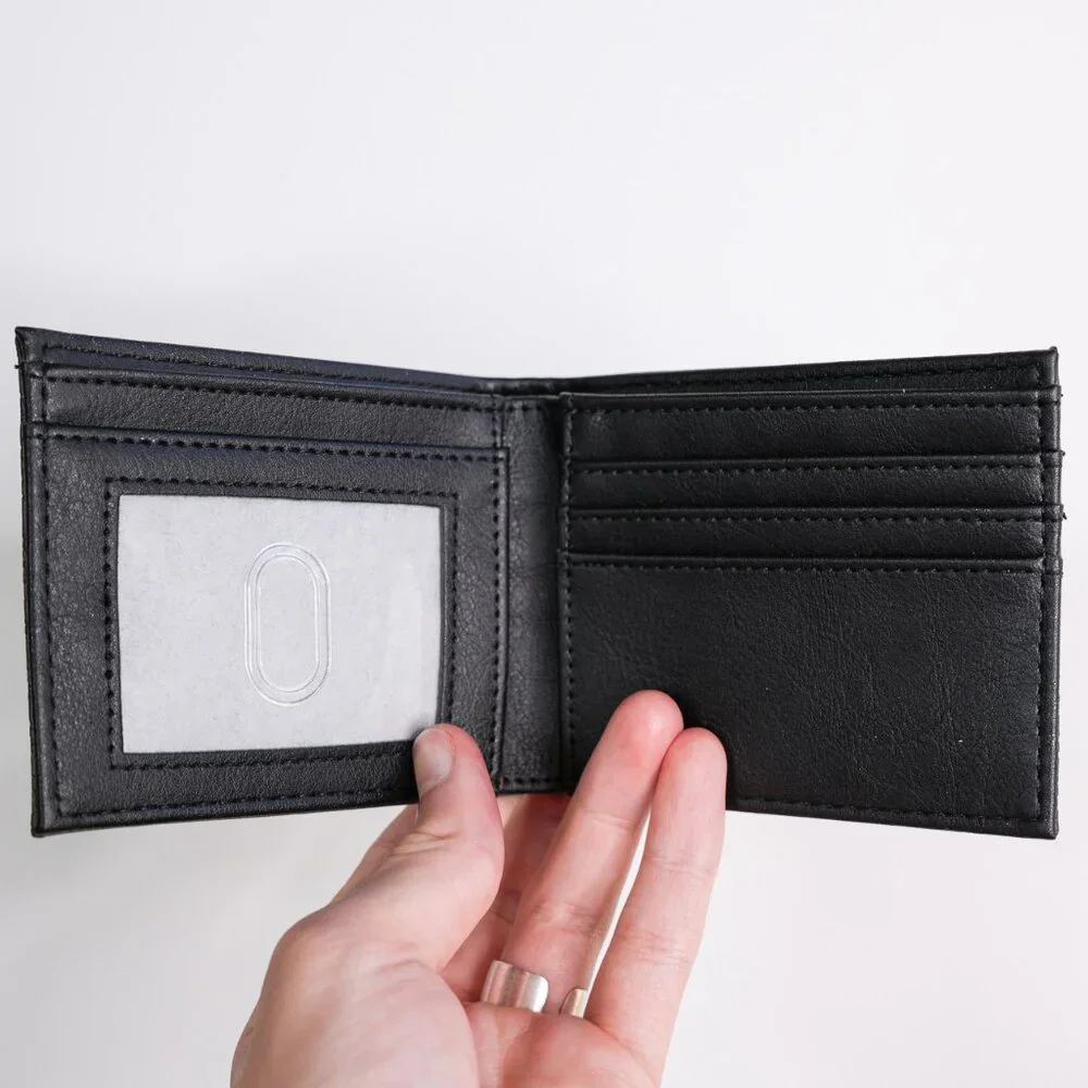 Black Skull Pattern Wallet